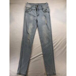 Cutie Pie Butt-Lifting Colombian-Style Ripped Skinny Jeans Size 7 Y2K